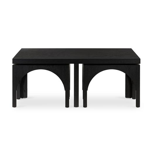 Amara Coffee Table - Black Oak Veneer by Four Hands