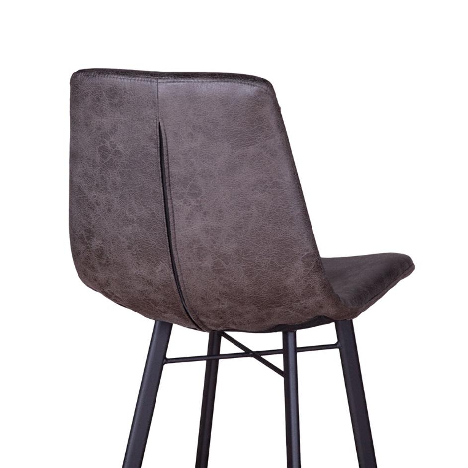 Sam Bar Chair, Charcoal by Home Trends & Design