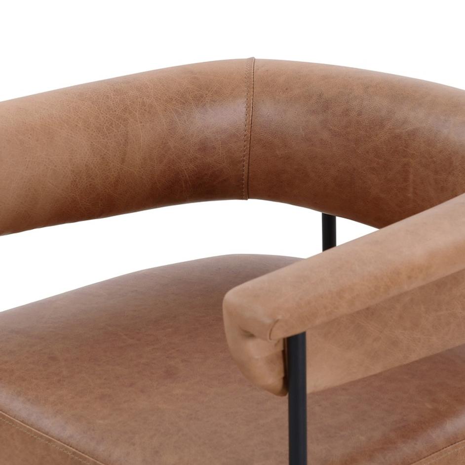 Carrie Dining Chair - Chaps Saddle by Four Hands