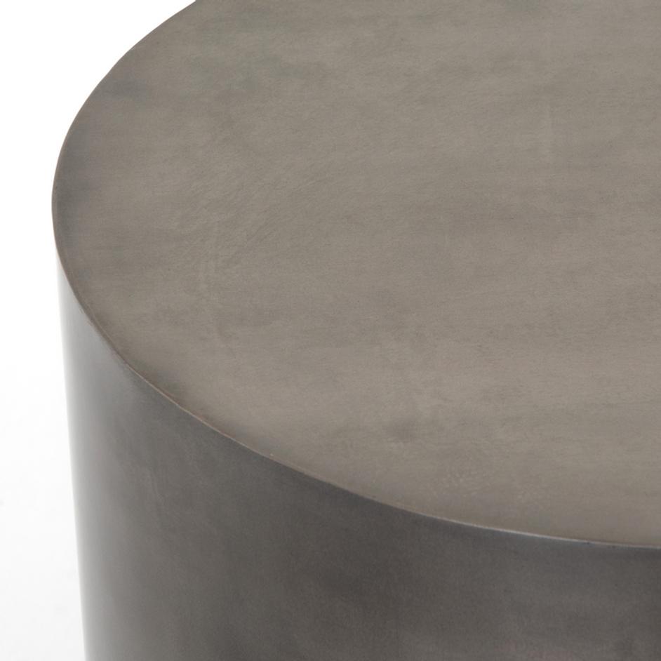 Cameron End Table in Pewter by FOUR HANDS
