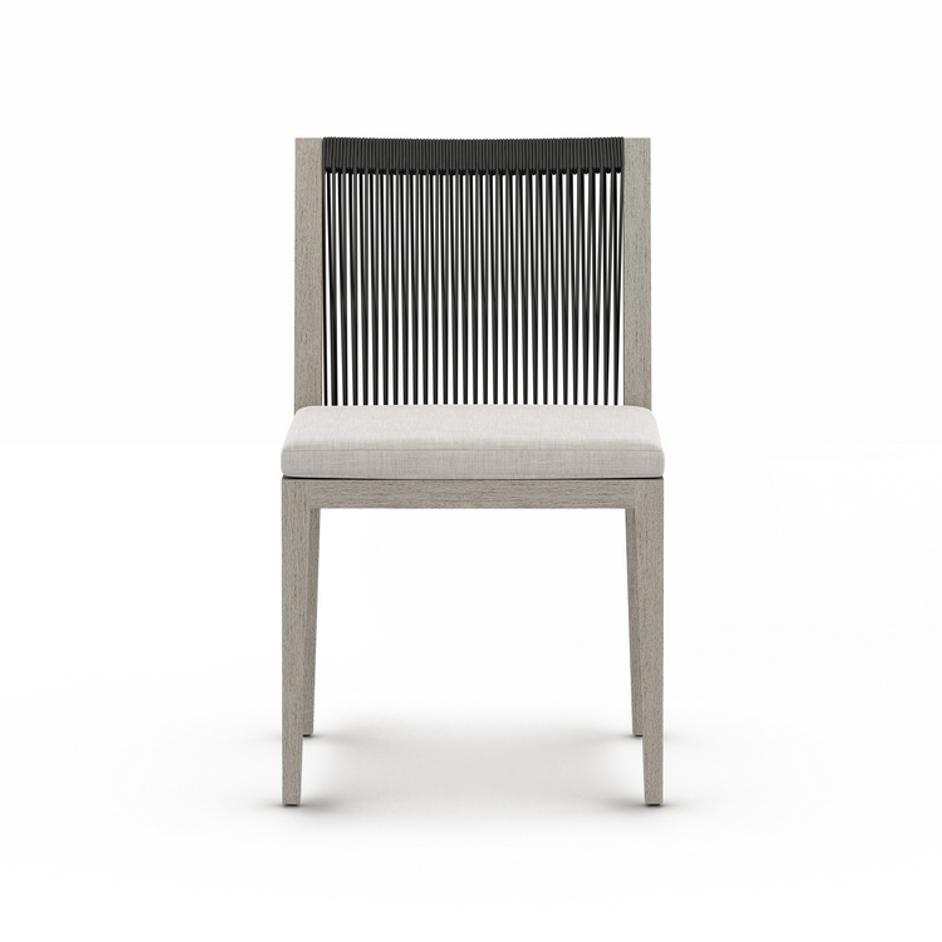 Sherwood Outdoor Dining Chair in Grey/Stone by FOUR HANDS