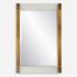 Nera Plated Brass Mirror by Uttermost