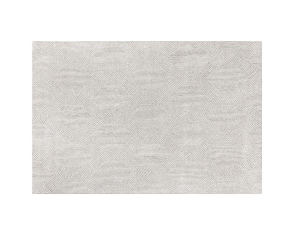 CALAIS HAND-TUFTED RUG - OATMEAL / GREY - 6' X 9' by Sunpan