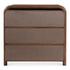 Rye 3 Drawer Nightstand Warm Brown by Moes Home