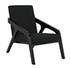 Lamar Sungkai/Mindi Chair in Charcoal Black with Black Cotton Upholstery by Noir Furniture