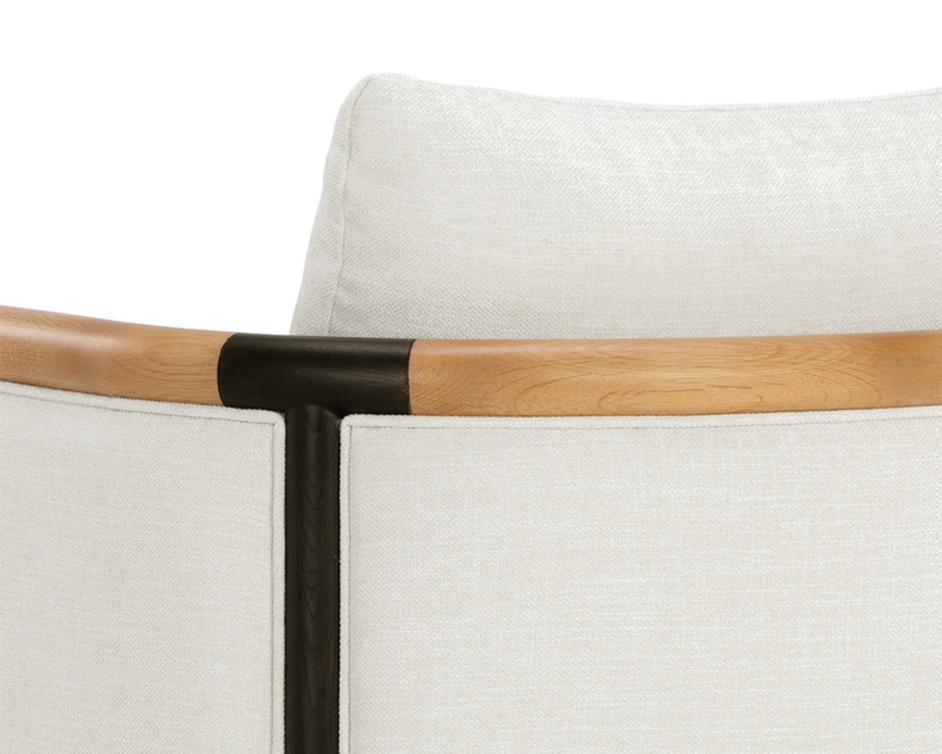 WILDER LOUNGE CHAIR - HEATHER IVORY TWEED by Sunpan