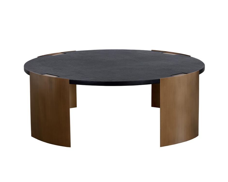 GALLUS COFFEE TABLE - CARBON by Sunpan