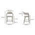 Martens Counter Stool Beige by Moes Home