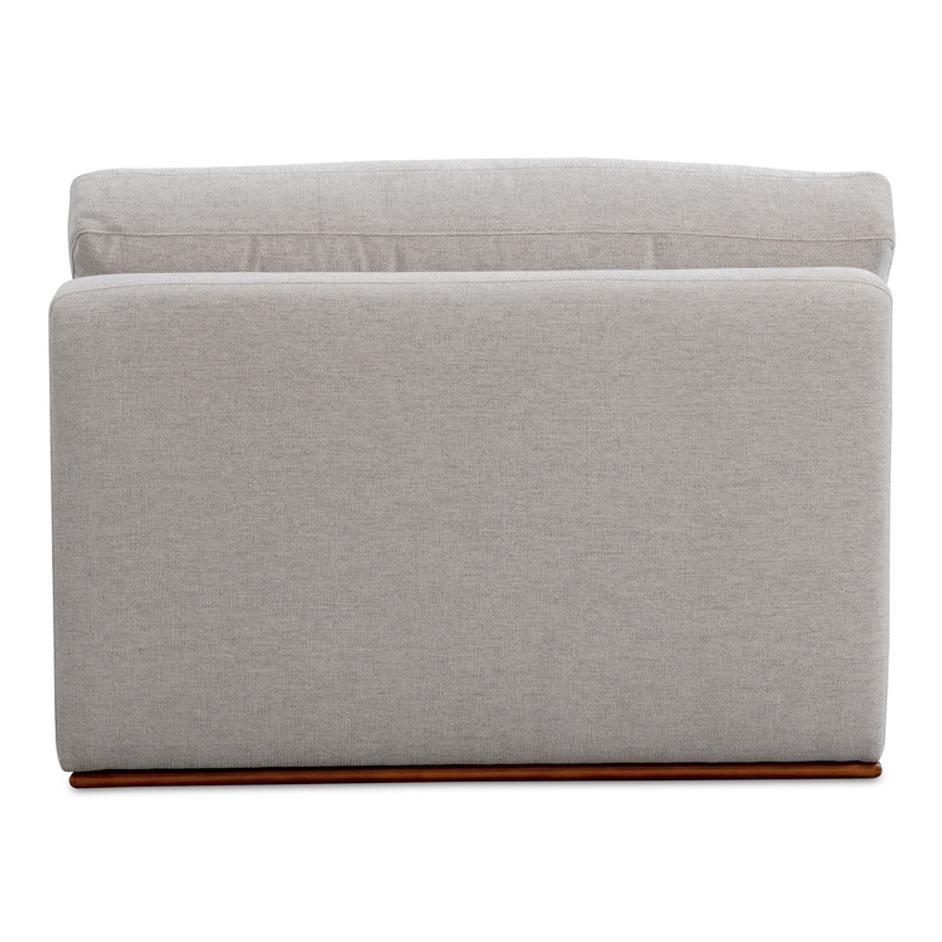 Rue Slipper Chair Flecked Grey by Moes Home