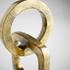 Accession Sculpture in Gold and Black by Cyan Design