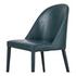 BURTON DINING CHAIR DARK TEAL VEGAN LEATHER-M2 by Moes Home