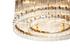 KORE CHANDELIER - SMALL - BRASS - CLEAR by Sunpan