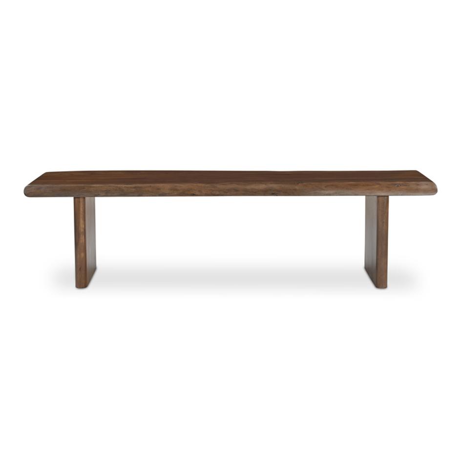Lila Dining Bench Small Brown by Moes Home