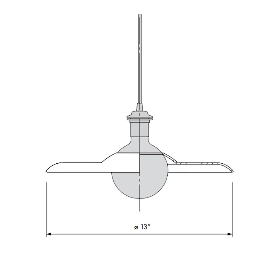 Shade 2-Light Wall Lamp with LED Bulbs with White Wall Hanger by UMAGE
