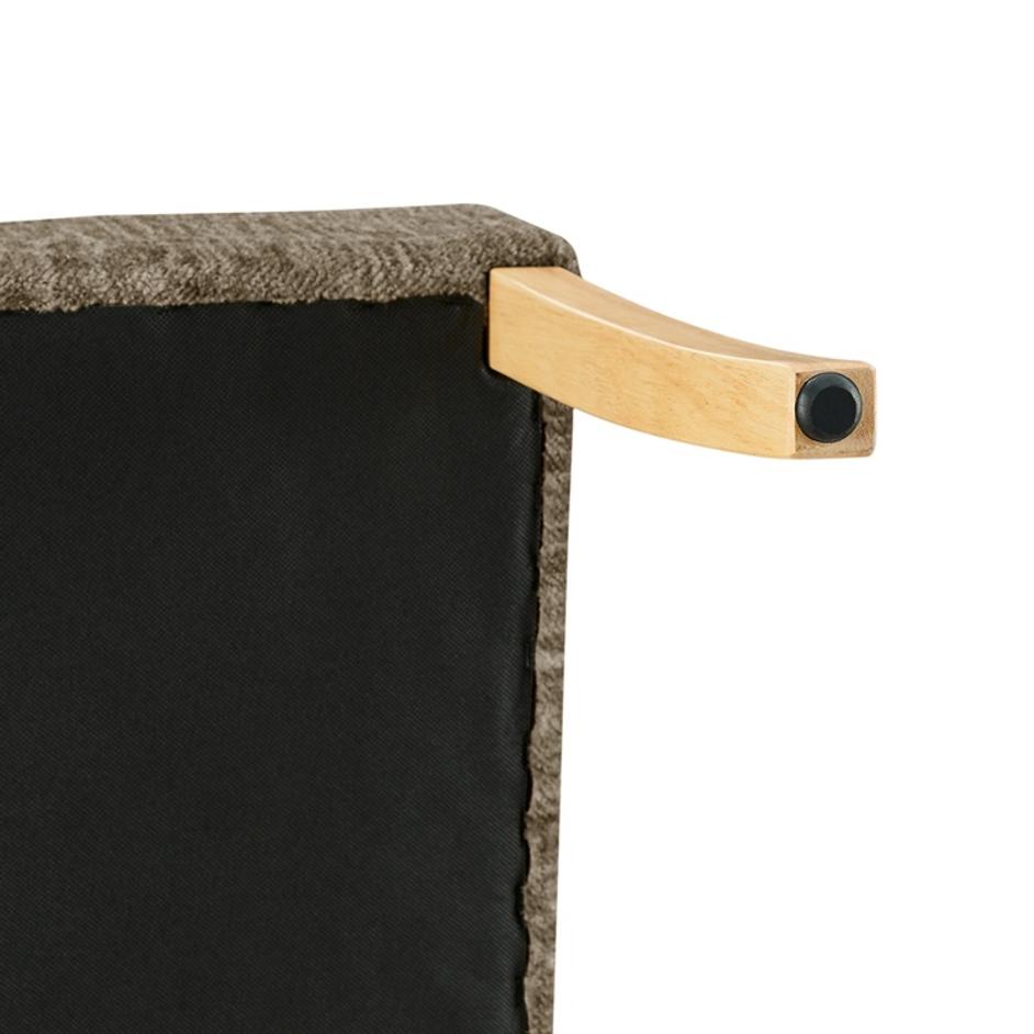 Valencia Fabric Dining Side Chair, Pasadena Taupe by New Pacific Direct