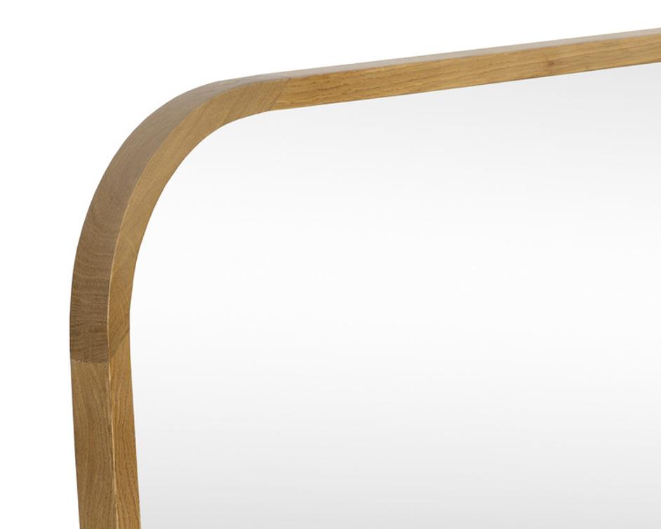 CALABASAS WALL MIRROR - RUSTIC OAK by Sunpan