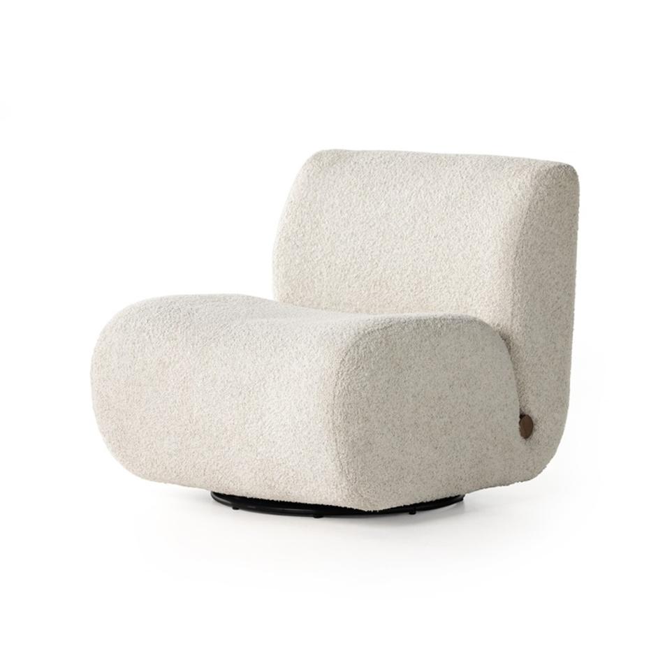Siedell Swivel Chair - Sheldon Ivory by Four Hands