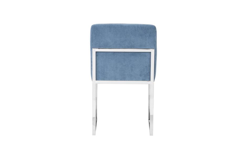 Frozen Dining Chair, Corduroy Blue by PHILLIPS COLLECTION