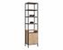 AMBROSE MODULAR BOOKCASE - SMALL - RUSTIC OAK - BLACK by Sunpan