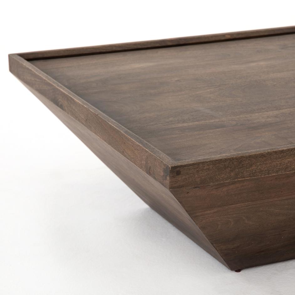 Drake Coffee Table In Aged Brown by FOUR HANDS