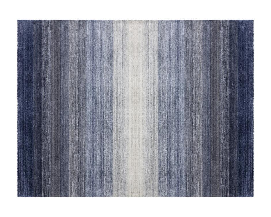 Lagos Hand Loomed Rug - Blue - 9' X 12' by Sunpan