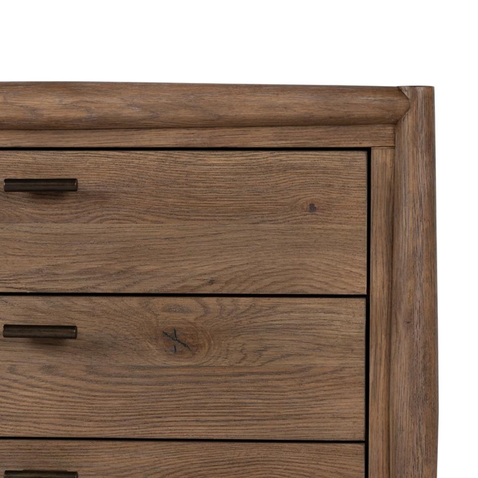 Glenview Nightstand In Weathered Oak by FOUR HANDS