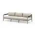 Sherwood Outdoor Sofa In 93" In Grey/Faye Sand by FOUR HANDS