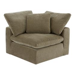 TERRA CORNER CHAIR PERFORMANCE FABRIC DESERT SAGE by Moes Home