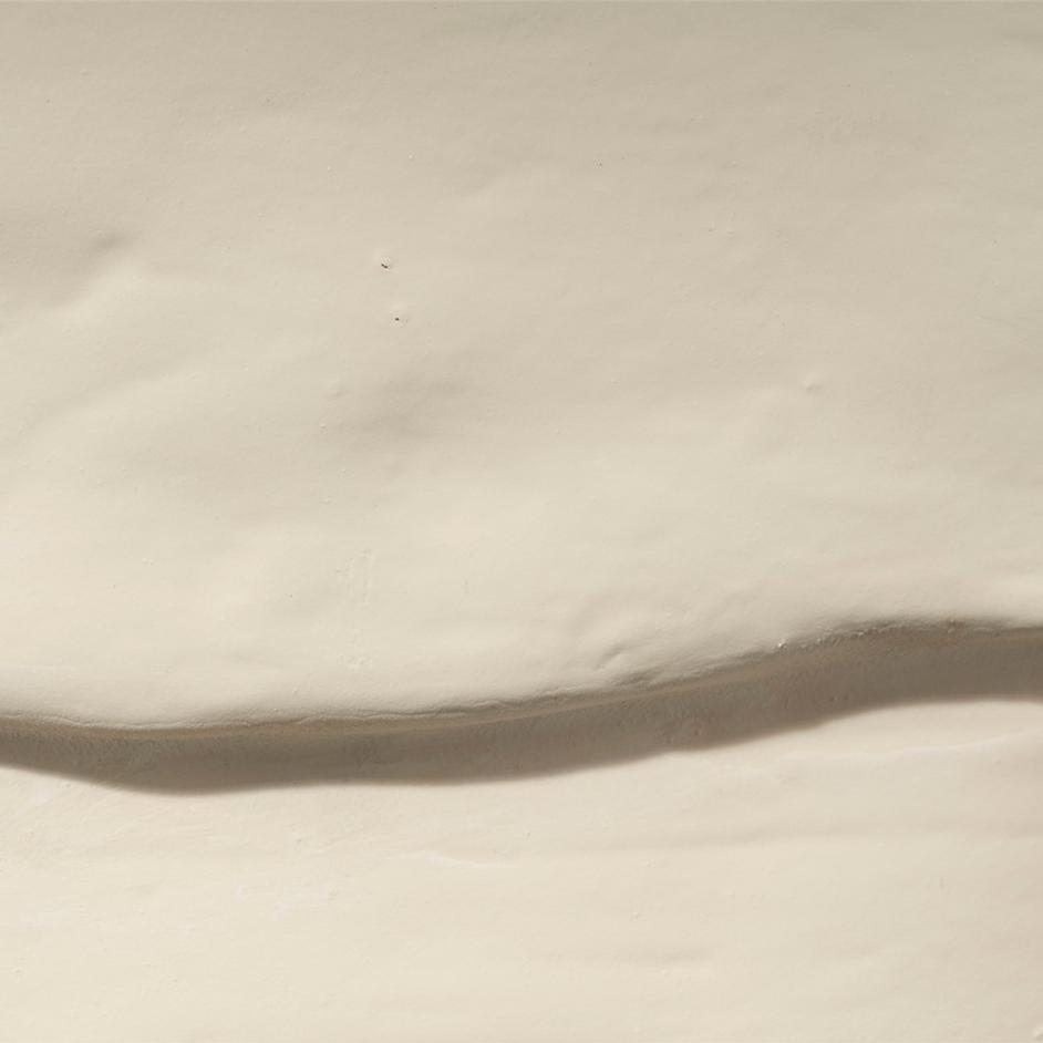 Concentric Fiber Glass Indoor/Outdoor Side Table, Cream White by Jamie Young