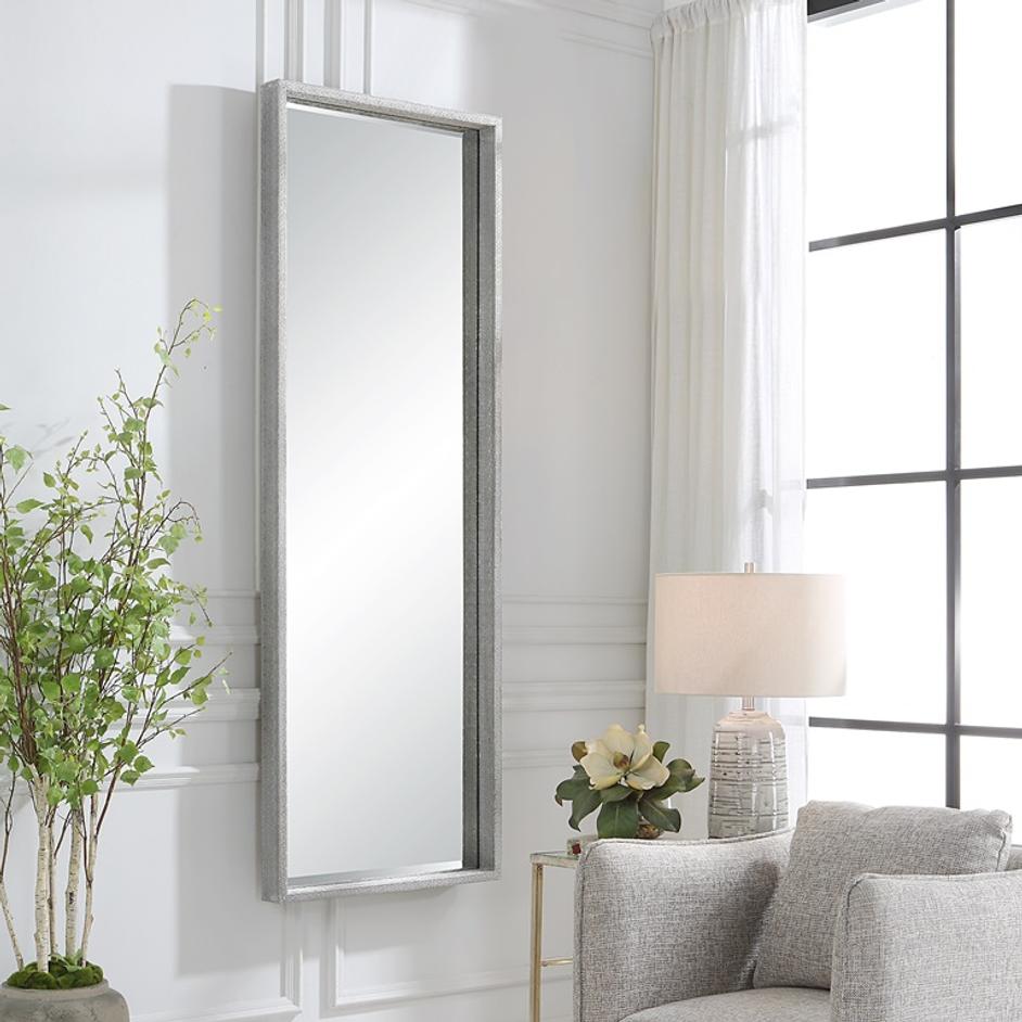 Omega Oversized Silver Mirror by Uttermost