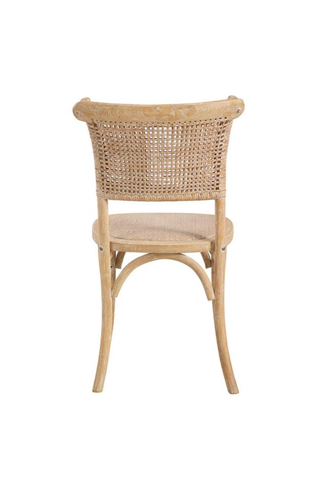 White Washed Halsey Side Chair by Furniture Classics