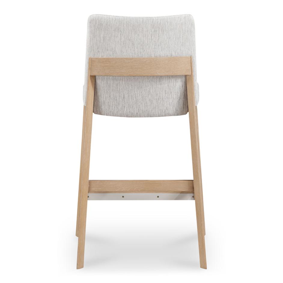 Deco Oak Counter Stool Light Grey by Moes Home