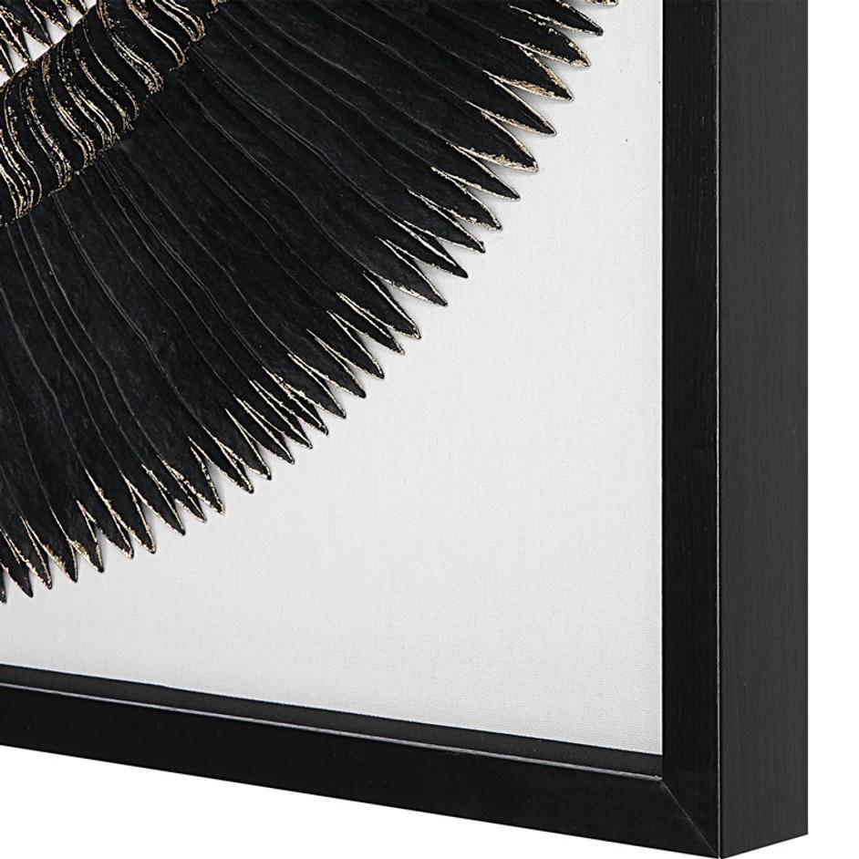 Sandara Black And Gold Shadow Box by Uttermost