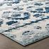 Burket Takara Abstract Diamond Moroccan Trellis 5X8 Indoor And Outdoor Area Rug In Ivory And Blue by Modway Furniture