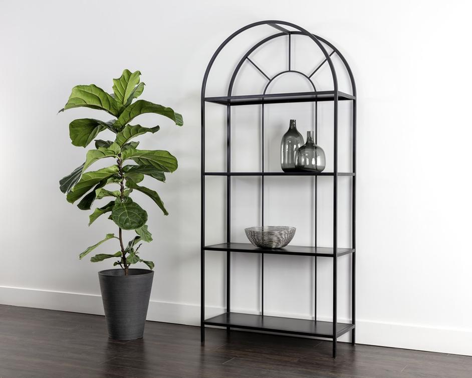 ALCOVE BOOKCASE - BLACK by Sunpan