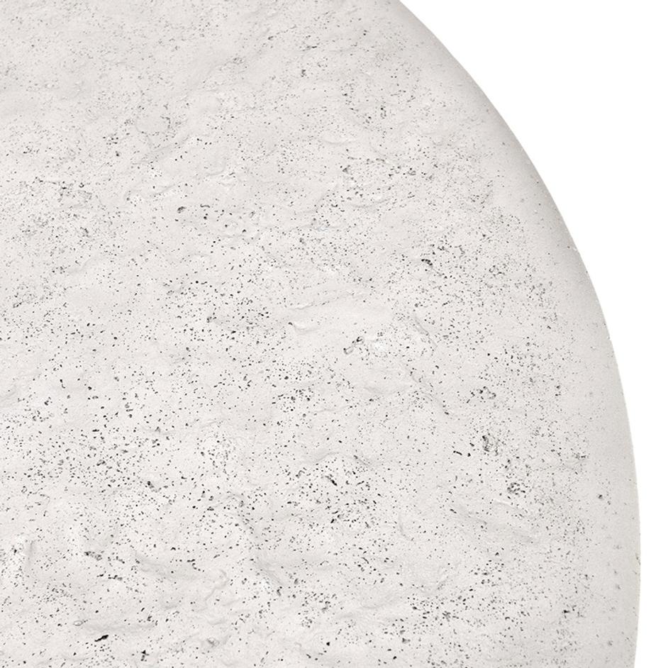 Fern 47" Outdoor Round Dining Table White by Classic Home