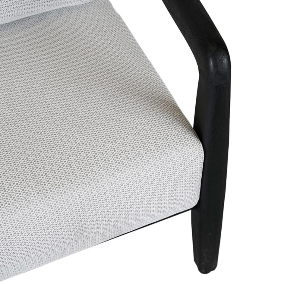 Aria Outdoor Accent Chair Black by Classic Home