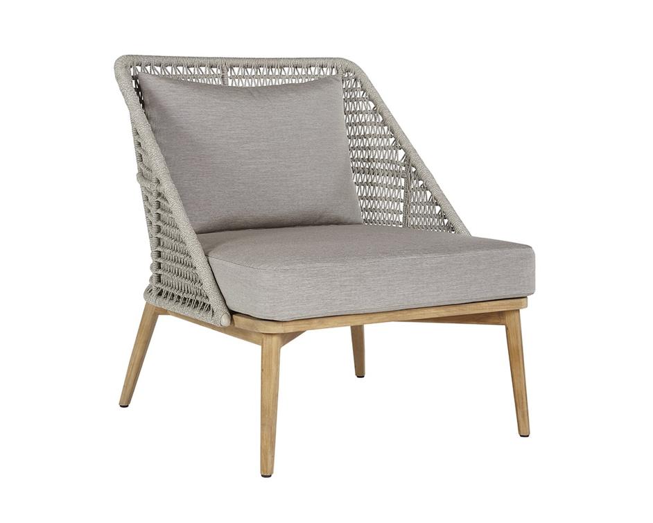 ANDRIA LOUNGE CHAIR - PALAZZO TAUPE by Sunpan