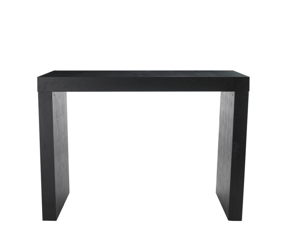 FARO C-SHAPE BAR TABLE - BLACK by Sunpan
