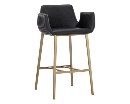 LUCANO BARSTOOL - BRAVO BLACK by Sunpan