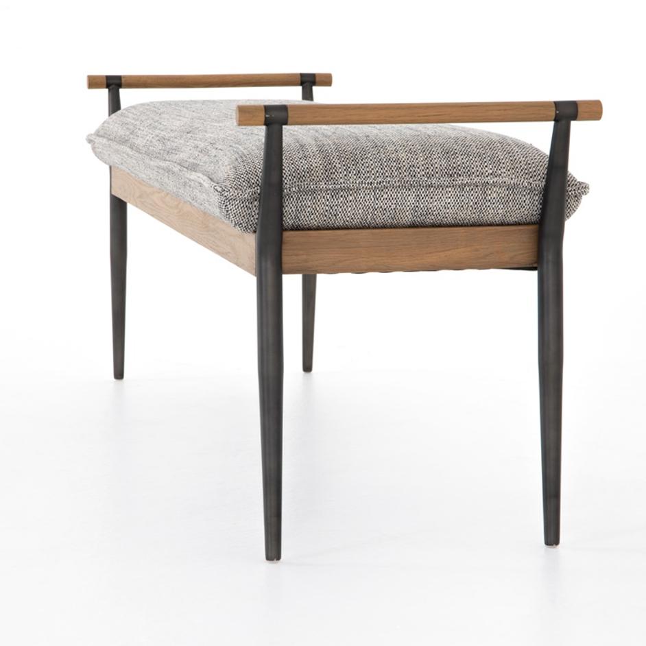 Charlotte Bench-Thames Raven by FOUR HANDS