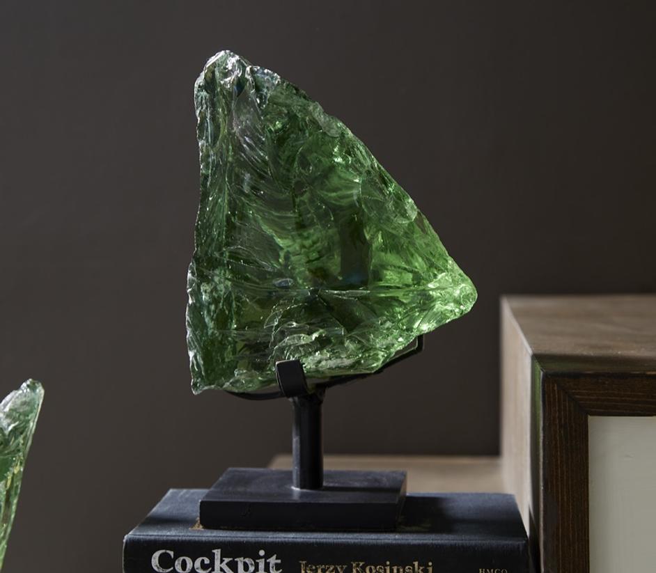 Refractory Glass Sculpture, On Base by PHILLIPS COLLECTION