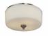 Cardinal 3 Light Flush Mount in Brushed Nickel Finish by Z-Lite