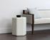 SPEZZA END TABLE - HIGH - WHITE by Sunpan