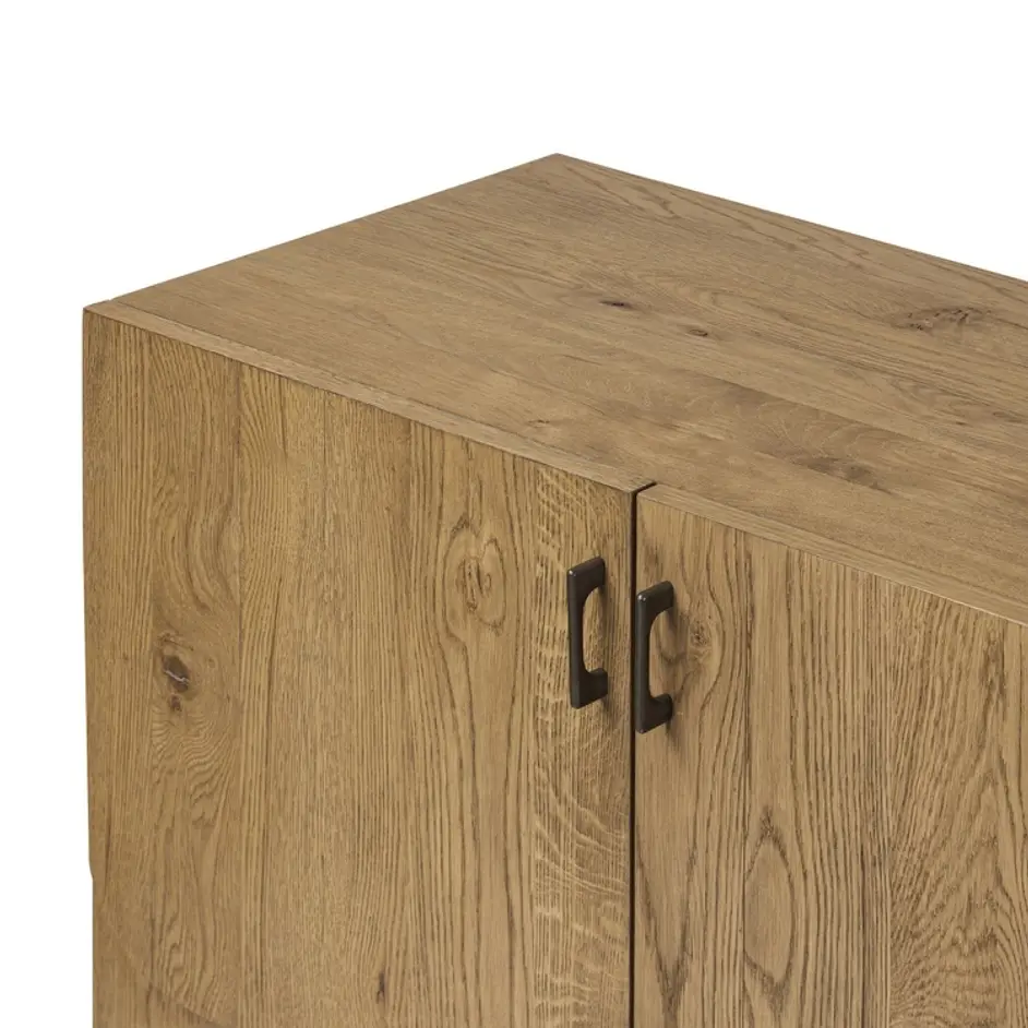 Bloomfield Media Console - Worn Oak Veneer by Four Hands