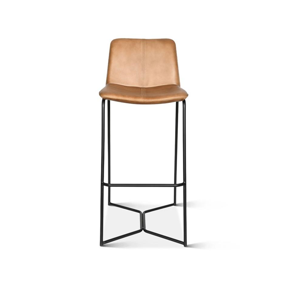 Morgan Bar Chair, Hand Washed Taupe by Home Trends & Design