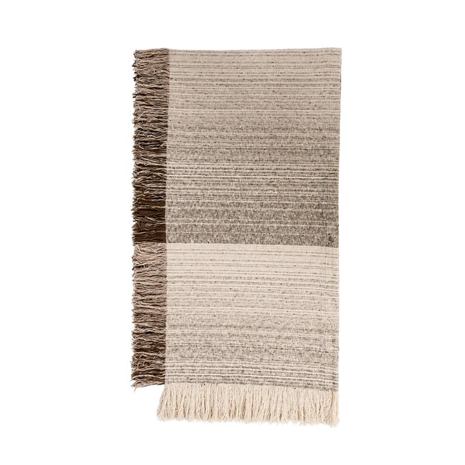 BC Beryl Cocoa Brown Queen Blanket by Classic Home