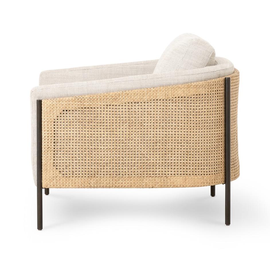 Jayda Chair In Gable Taupe by FOUR HANDS