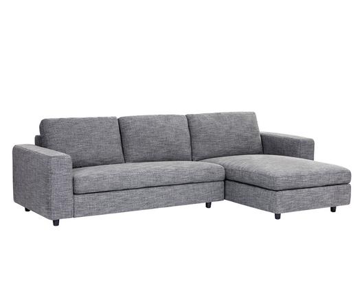 ETHAN SOFA CHAISE - QUARRY FABRIC by Sunpan