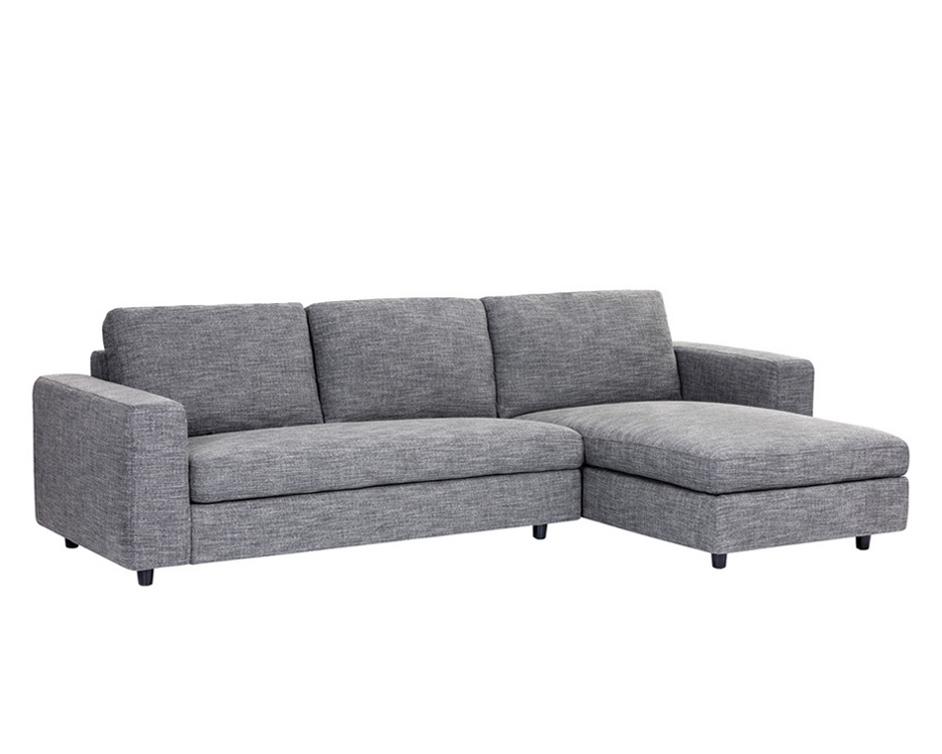 ETHAN SOFA CHAISE - QUARRY FABRIC by Sunpan